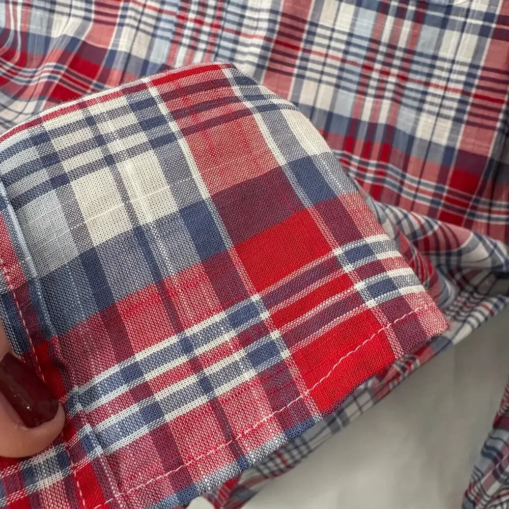 Vineyard Vines Mens Size M Classic Fit Tucker Shirt Button Up‎ Cotton Plaid